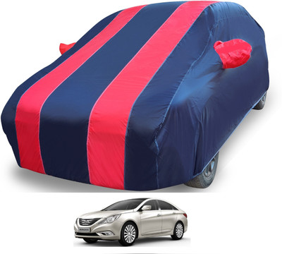Euro Care Car Cover For Hyundai Sonata Embera (With Mirror Pockets)(Red)