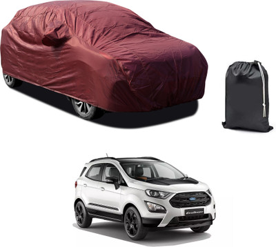 CODOKI Car Cover For Ford Ecosport (With Mirror Pockets)(Maroon)