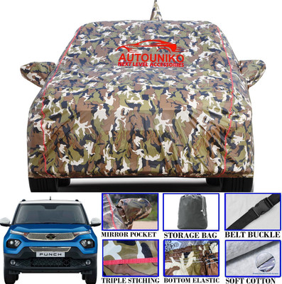 autouniko Car Cover For Tata Punch (With Mirror Pockets)(Multicolor)
