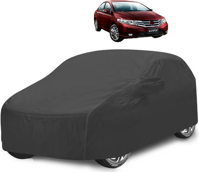 Caronix Car Cover For Honda City (With Mirror Pockets)(Grey)