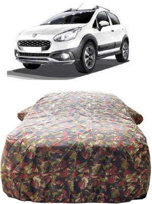 Wegather Car Cover For Fiat Avventura Urban Cross 1.3 Multijet Active (With Mirror Pockets)(Red)