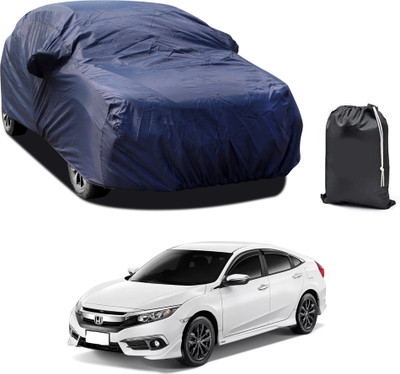 PAGORA Car Cover For Honda Civic (With Mirror Pockets)(Blue)