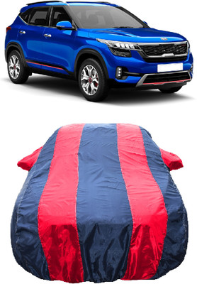 Wegather Car Cover For Kia Seltos HTK 1.5 (With Mirror Pockets)(Red)