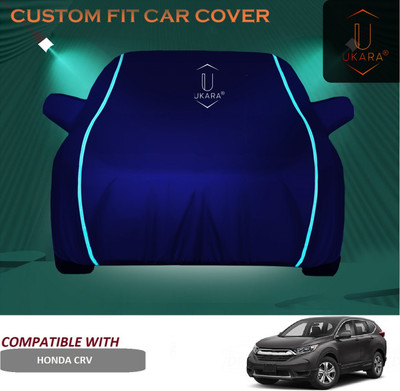 Ukara Car Cover For Honda CR-V (With Mirror Pockets)(Blue)