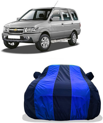 Tricway Car Cover For Chevrolet Tavera Neo 3 LS 7 Seats BSIII (With Mirror Pockets)(Multicolor)
