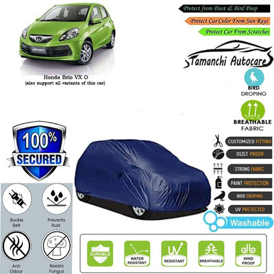 Tamanchi Autocare Car Cover For Honda Brio VX O(Blue)