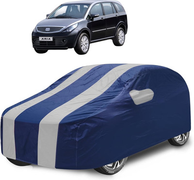 Caronix Car Cover For Tata Aria (With Mirror Pockets)(Silver)