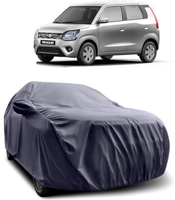 Duffel Car Cover For Maruti Suzuki Wagon R, Wagon R ABS, Wagon R CNG LXI Opt, Universal For Car (With Mirror Pockets)(Grey)