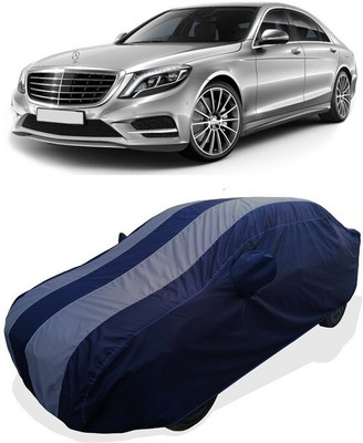 Coxtor Car Cover For Mercedes Benz S-Class S400 (With Mirror Pockets)(Grey)