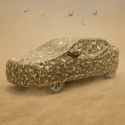 CODOKI Car Cover For Tata Altroz (With Mirror Pockets)(Yellow, Black)