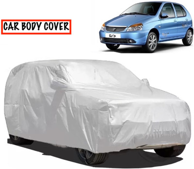 Swarish Car Cover For Tata Indica eV2 (With Mirror Pockets)(Silver)