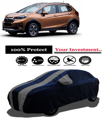 Amexride Car Cover For Honda WRV i-DTEC S Diesel (With Mirror Pockets)(Grey)
