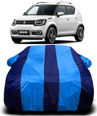AXLOZ Car Cover For Maruti Suzuki Ignis (With Mirror Pockets)(Multicolor)