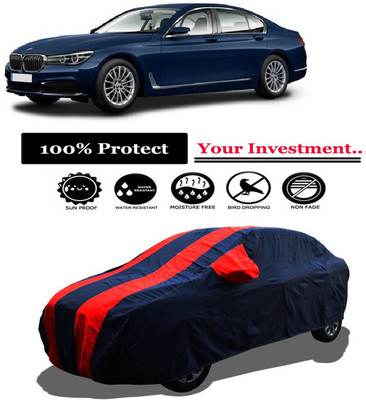Amexride Car Cover For BMW 7 Series 740Li DPE Signature Petrol (With Mirror Pockets)(Red)