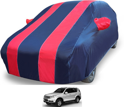 Euro Care Car Cover For SsangYong Rexton (With Mirror Pockets)(Red)