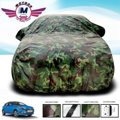 MoTRoX Car Cover For Hyundai Elite i20 Magna Plus Petrol (Without Mirror Pockets)(Green)