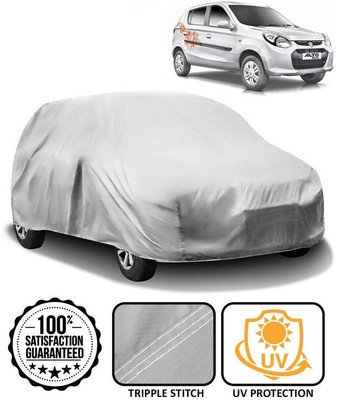 HMS Car Cover For Maruti Alto 800 (Without Mirror Pockets)(Silver)