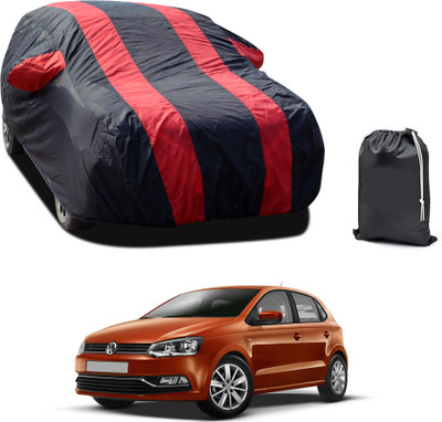 PAGORA Car Cover For Volkswagen Polo Equisite (With Mirror Pockets)(Red, For 2019, 2020, 2021, 2022, 2023 Models)