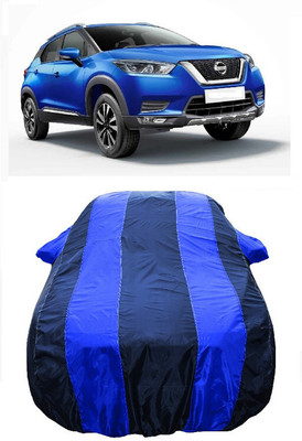 Wegather Car Cover For Nissan Kicks XL 1.5 D (With Mirror Pockets)(Blue)