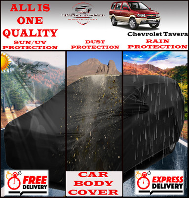 Tamanchi Autocare Car Cover For Chevrolet Tavera(Black)