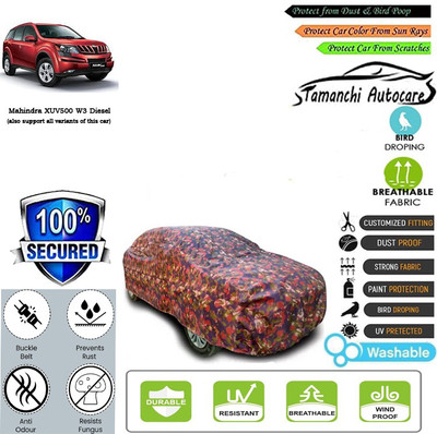 Tamanchi Autocare Car Cover For Mahindra XUV500 W3 Diesel(Multicolor)