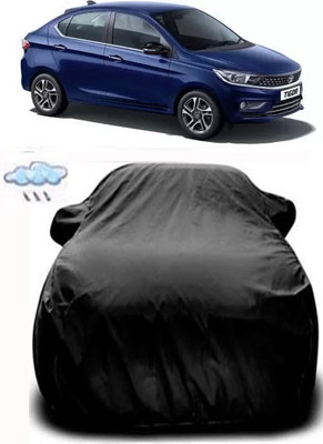 Aoriyon Car Cover For Tata Tigor (With Mirror Pockets)(Black)