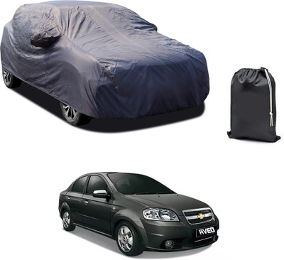 PAGORA Car Cover For Chevrolet Aveo Uva (With Mirror Pockets)(Grey)