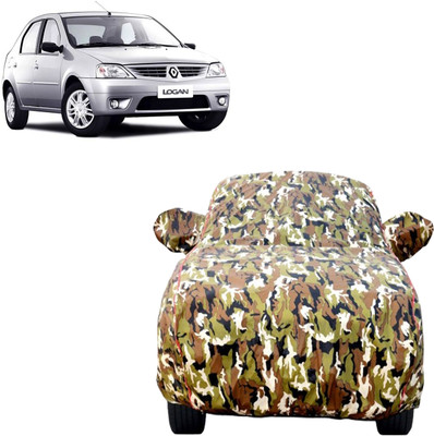 AutoRetail Car Cover For Mahindra Logan (With Mirror Pockets)(Multicolor)
