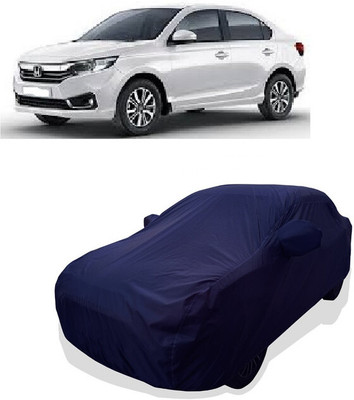 Tricway Car Cover For Honda Amaze VX Petrol (With Mirror Pockets)(Blue)