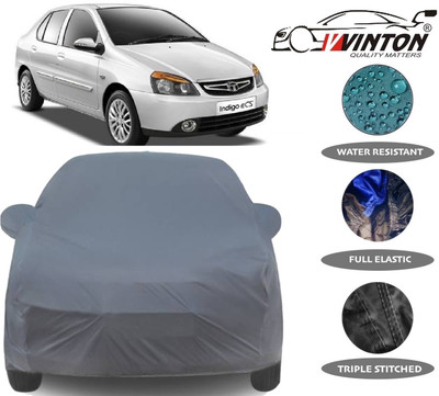 V VINTON Car Cover For Tata Indigo eCS (With Mirror Pockets)(Grey)