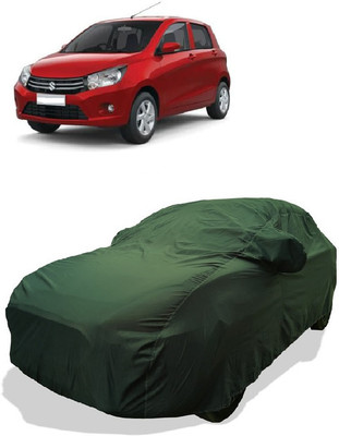 Coxtor Car Cover For Maruti Suzuki Celerio ZDi Option (With Mirror Pockets)(Gold)