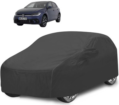 Caronix Car Cover For Volkswagen Polo (With Mirror Pockets)(Grey)