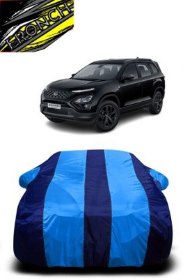 FRONCH Car Cover For Tata Safari (With Mirror Pockets)(Blue)
