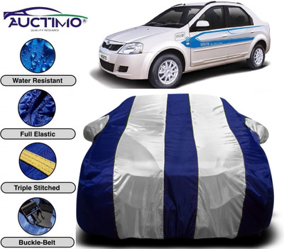 AUCTIMO Car Cover For Mahindra e-Verito (With Mirror Pockets)(Multicolor)