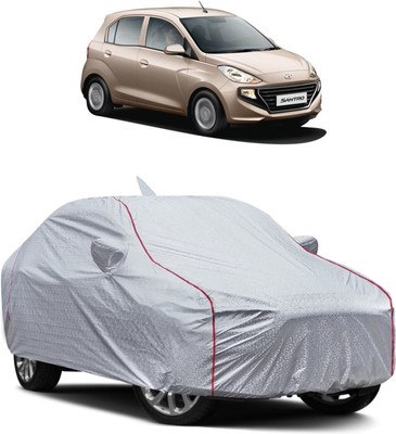 FRONCH Car Cover For Hyundai Santro, Santro 1.0i (With Mirror Pockets)(Silver)