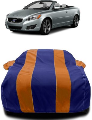 Autoprime Car Cover For Volvo C70 2.4 Auto (With Mirror Pockets)(Orange, Blue)