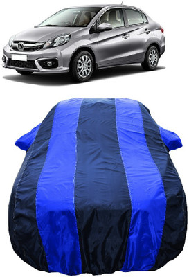 Wegather Car Cover For Honda Amaze SX i-VTEC (With Mirror Pockets)(Blue)