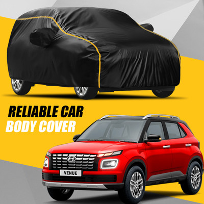 S Shine Max Car Cover For Hyundai Venue (With Mirror Pockets)(Multicolor)
