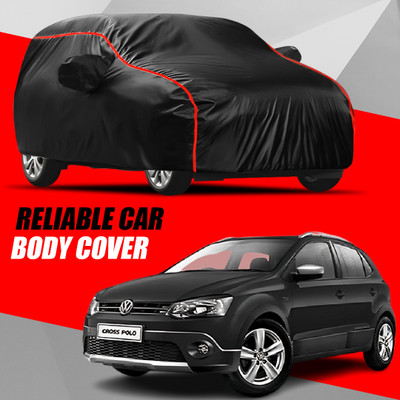 ALTRADECOT Car Cover For Volkswagen Polo Cross (With Mirror Pockets)(Multicolor)