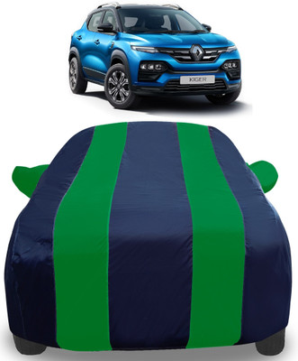 Amanzo Car Cover For Renault Kiger (With Mirror Pockets)(Green)