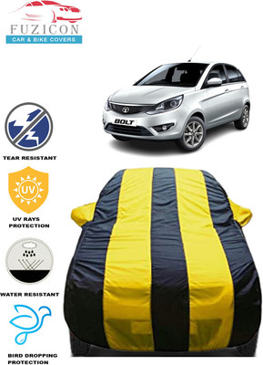 FUZICON Car Cover For Honda Bolt Revotron XT Petrol(Yellow, Blue)
