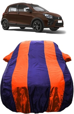 Wegather Car Cover For Maruti Suzuki CelerioX AMT ZXI Option (With Mirror Pockets)(Orange)