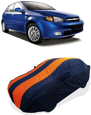 Coxtor Car Cover For Chevrolet Optra SRV (With Mirror Pockets)(Orange)