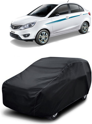 MoTRoX Car Cover For Tata Zest (Without Mirror Pockets)(Black)