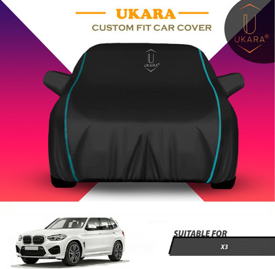 Ukara Car Cover For BMW X3 (With Mirror Pockets)(Black)