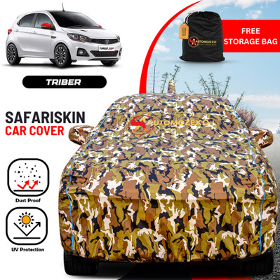 AUTOMOZEXO Car Cover For Tata Tiago (With Mirror Pockets)(Multicolor)