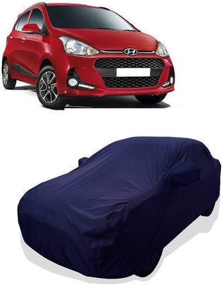 Tricway Car Cover For Hyundai i10 1.2L (With Mirror Pockets)(Blue)