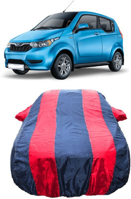 Wegather Car Cover For Mahindra e2o Plus P4 Electric (With Mirror Pockets)(Red)