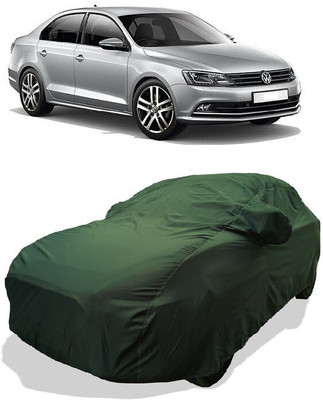 Coxtor Car Cover For Volkswagen Jetta (With Mirror Pockets)(Green)