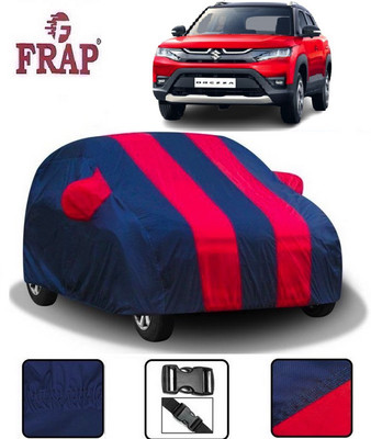 Frap Car Cover For Maruti Suzuki Vitara Brezza (With Mirror Pockets)(Red, Blue, For 2022, 2023 Models)